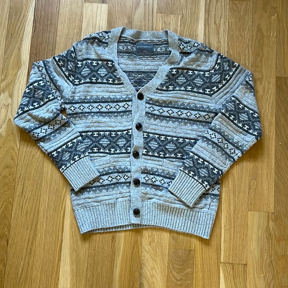 vintage aztec cardigan